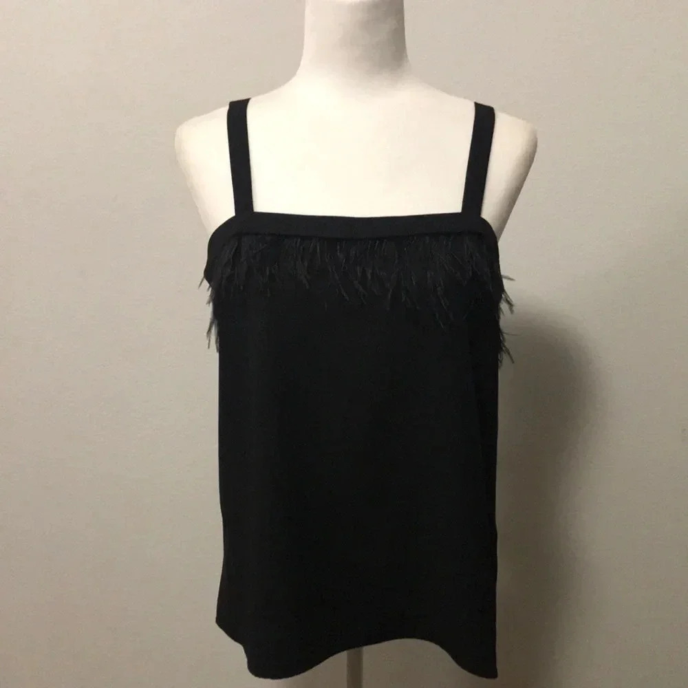 NWT DKNY Tank Top with/ Tassel Detailing-Size M & L
